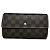 Billetera de cuero marrón Louis Vuitton Virtuose Castaño