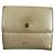 Louis Vuitton Koala Ecru Leder Geldbörse Roh