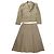 Courreges Abrigo de lana beige de Courrèges