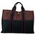 Borsa a mano in cotone nero Hermès