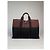 Borsa a mano in cotone nero Hermès - vista 4