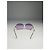 Gafas de sol de metal morado Yves Saint Laurent Púrpura - vista 2