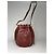 Borsa a mano in pelle bordeaux Cartier Bordò - vista 2