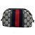 Clutch in cotone grigio Gucci Dionysus