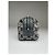 Clutch in cotone grigio Gucci Dionysus - vista 3