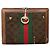 Borsa in pelle marrone Gucci Horsebit 1955