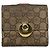Billetera de algodón beige Gucci Horsebit 1955