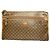 Céline Clutch in pelle marrone vintage Celine Triomphe