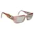 Gafas de sol de plástico rosa Versace  - vista 1