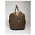Borsa da viaggio in pelle marrone Keepall Louis Vuitton - vista 3