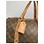 Borsa da viaggio in pelle marrone Keepall Louis Vuitton - vista 5