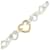 Tiffany & Co Pulseira de link coração Tiffany Prata Ouro amarelo  ref.2034533