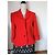 Autre Marque Rote Jacke mit schwarzem Rand - Ansicht 4