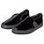 Sneakers slip-on in velluto Lanvin Nero - vista 4