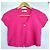 Autre Marque Guizio Fuzzy Mikro-Cardigan Fuchsia Angora Größe S Fuschia - Ansicht 7