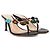 Mules Shanti Thong Gianvito Rossi Pelliccia Nera 38 Nero