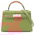 Hermès Hermes Mini Kelly 2 Handbag Brown Leather  ref.2035432