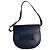 Borsa a spalla con patta Tory Burch in pelle blu navy