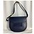 Borsa a spalla con patta Tory Burch in pelle blu navy - vista 10