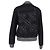 Off White Chaqueta Varsity Off-White Diagonal 3D Lin Skinny en Lana Negra - vista 3