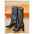 Botas Hermès Story de cuero negro - vista 2