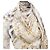 Bufanda Balmain de modal y cachemira con estampado trompe l'oeil de cadena. - vista 2