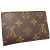 Billetera plegable Monogram Louis Vuitton Castaño Gris Monograma - vista 2