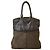Borsa tote Moncler in pelle e suede grigia Grigio antracite
