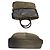 Borsa tote Moncler in pelle e suede grigia Grigio antracite - vista 3