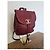 Mochila Chanel de piel burdeos - vista 5