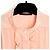 Louis Vuitton Top Rose FR38 Marc Jacobs Pfirsich Rosa Seidencrepe Bluse UK10 US8 - Ansicht 4