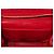 Chanel Tasche aus rotem gestepptem Leder mit Goldkette - Ansicht 6