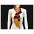 Foulard Choker in Seta Burberry Multicolore - vista 8