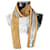 Foulard choker in seta Burberry multicolore  - vista 1