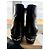 Stivali Zadig & Voltaire in pelle nera con borchie Nero - vista 5
