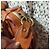 Chloé Paraty Ledertasche Cognac - Ansicht 8