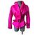 Chaqueta Thierry Mugler de seda rosa con cinturón Talla 36