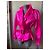 Chaqueta Thierry Mugler de seda rosa con cinturón Talla 36 - vista 2