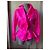 Chaqueta Thierry Mugler de seda rosa con cinturón Talla 36 - vista 6