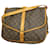 Louis Vuitton Saumur 35 Brown Cloth  ref.2038401