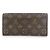 Billetera larga bi-fold edición limitada de Navidad Louis Vuitton Castaño Multicolor - vista 2