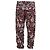 Pantalones cortos con cordón impresos Chloé en viscosa burdeos Roja - vista 3