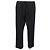 Ann Demeulemeester weite Hose mit Kordelzug aus schwarzer Wolle