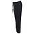 Ann Demeulemeester weite Hose mit Kordelzug aus schwarzer Wolle - Ansicht 2