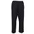 Ann Demeulemeester weite Hose mit Kordelzug aus schwarzer Wolle - Ansicht 3