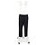 Ann Demeulemeester weite Hose mit Kordelzug aus schwarzer Wolle - Ansicht 4