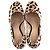 Zapatos Chloé Leopard con borde de concha en pelo de pony marrón - vista 3