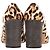 Zapatos Chloé Leopard con borde de concha en pelo de pony marrón - vista 5