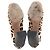 Zapatos Chloé Leopard con borde de concha en pelo de pony marrón - vista 6