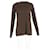Haider Ackermann Rundhals-Pullover aus brauner Wolle Rot - Ansicht 4